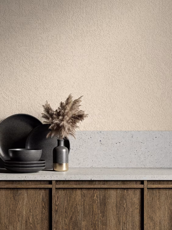 Przytulna kuchnia w kolorze Sandy z linii Beckers Designer Kitchen & Bathroom