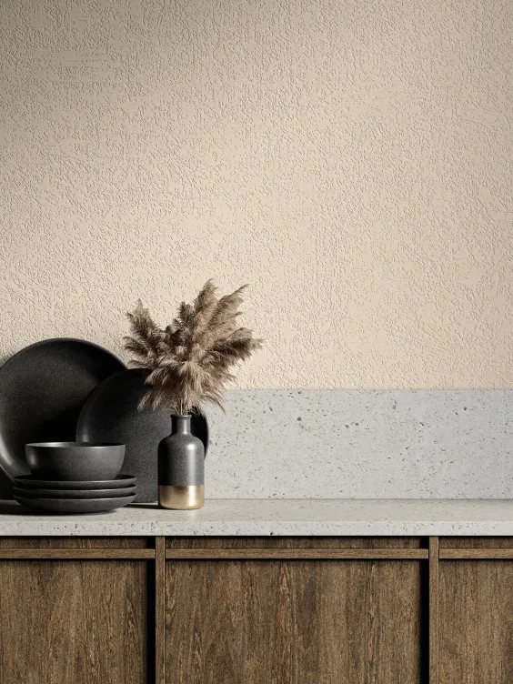 Przytulna kuchnia w kolorze Sandy z linii Beckers Designer Kitchen & Bathroom