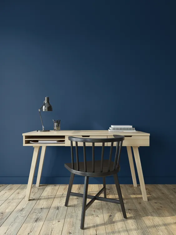 Domowe biuro w kolorze Sailor blue z Beckers It's Simple