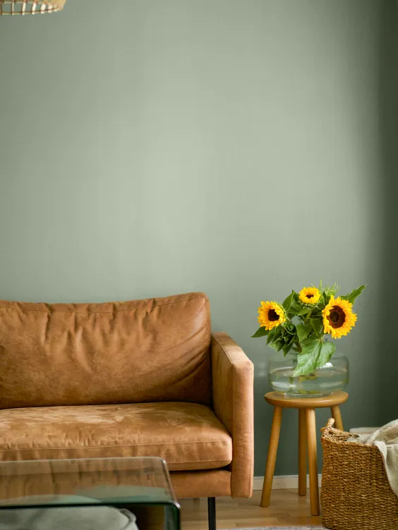 Ściana pomalowana odcieniem Balance z linii Beckers Designer Collection