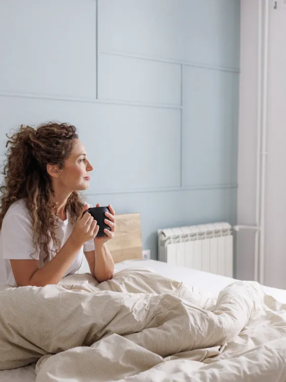 Ściana pomalowana kolorem Mist Beckers Designer Collection