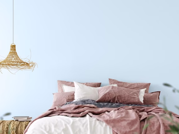 Ściana pomalowana kolorem Frosty z Beckers Designer Colour