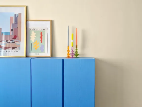 Ściana pomalowana kolorem Sparkling