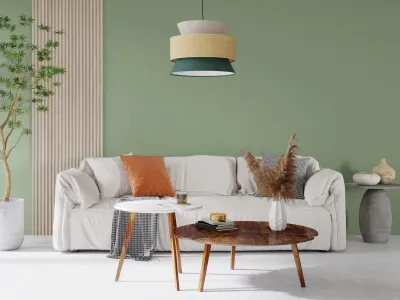 Ściana pomalowana kolorem Herbal z linii Beckers It's Simple