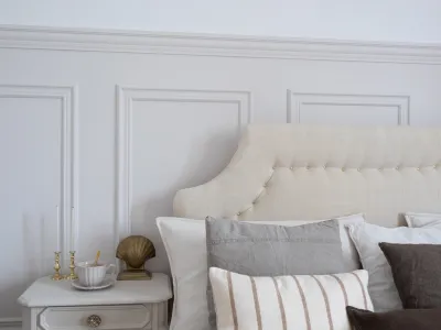 Stylowa sypialnia w odcieniu Mellow