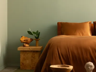 Ściana pomalowana kolorem Labyrinth