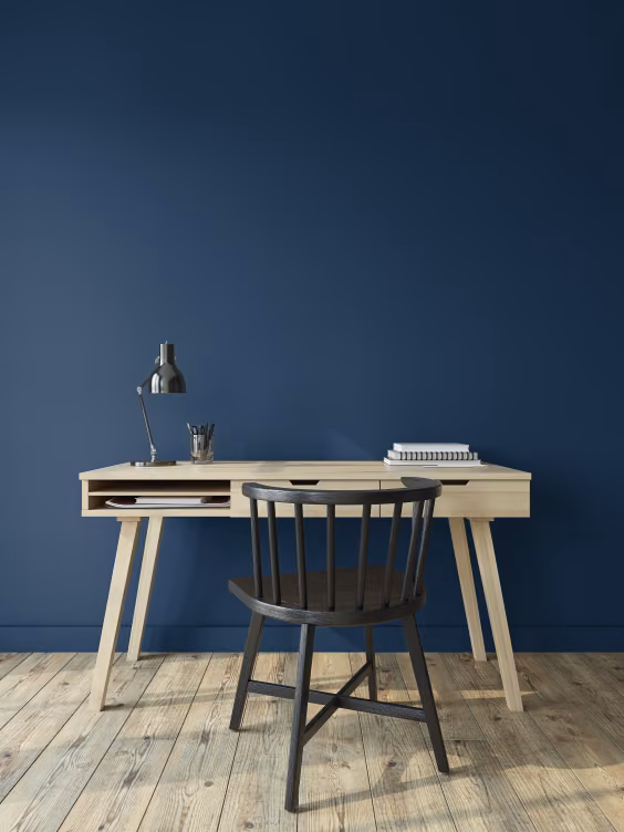 Domowe biuro w kolorze Sailor blue z Beckers It's Simple