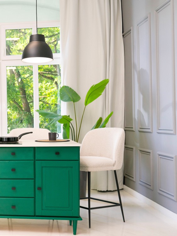 Kuchnia pomalowana kolorem  City Walk