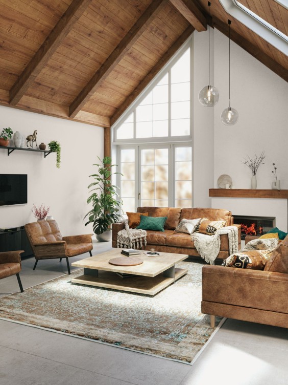 Ściana pomalowana kolorem Cotton Candy z Beckers Designer Colour