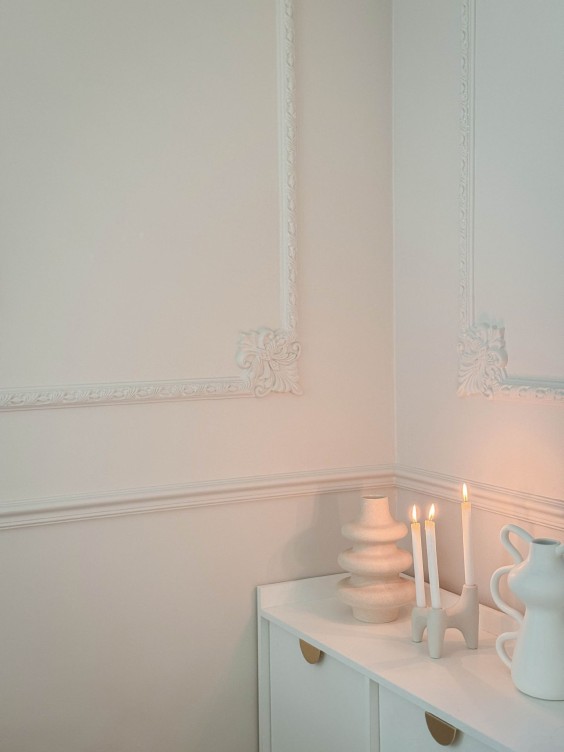 Ściana pomalowana kolorem Cotton Candy z Beckers Designer Colour