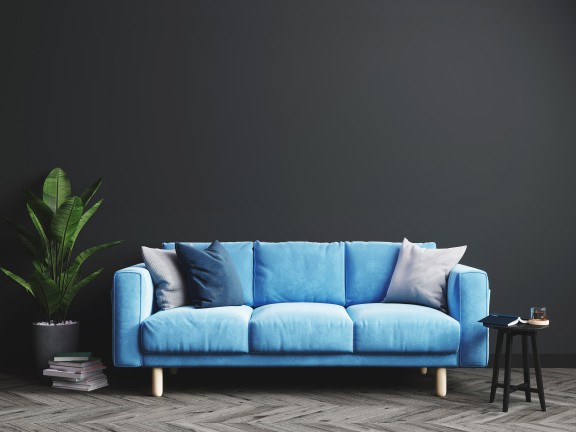 Ściana pomalowana kolorem Black z linii Beckers It's Simple