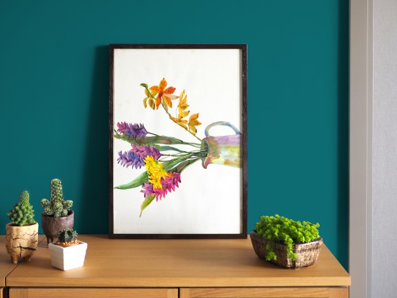 Ściana pomalowana odcieniem Peter Pan z linii Beckers It's Simple