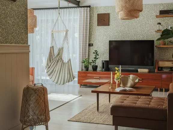 Lamperia pomalowana kolorem Macadamia Beckers Designer Colour