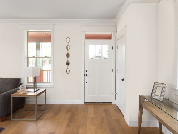 Ściana pomalowana kolorem Cotton Candy z Beckers Designer Colour