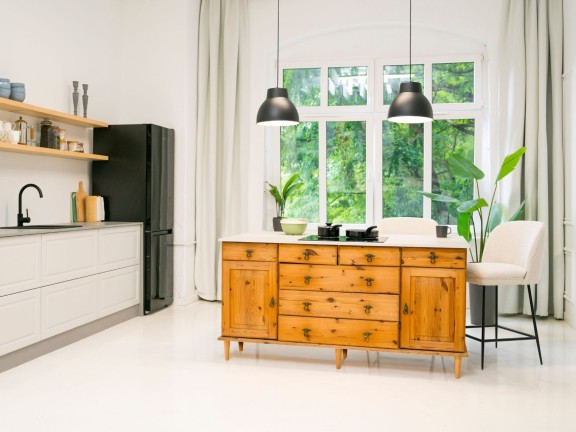 Kuchnia przed metamorfozą z Beckers Designer Kitchen & Bathroom i Beckers Designer Universal.