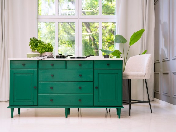 Kuchnia po metamorfozie z Beckers Designer Kitchen & Bathroom i Beckers Designer Universal, detal.