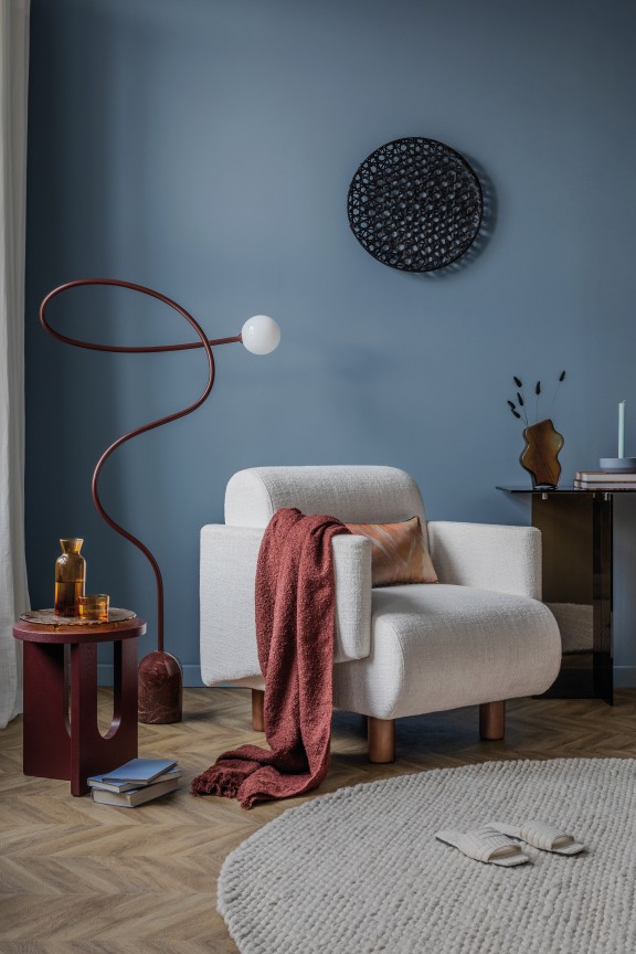 Ściana pomalowana kolorem Oxygen Beckers Designer Collection