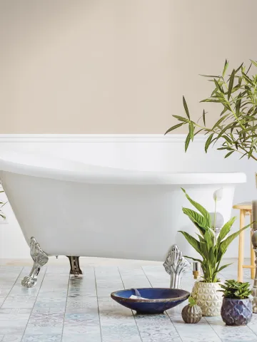 Ściana w kolorze Nude Cashmere