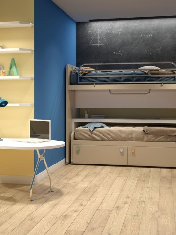 Dwukolorowy pokój dziecięcy