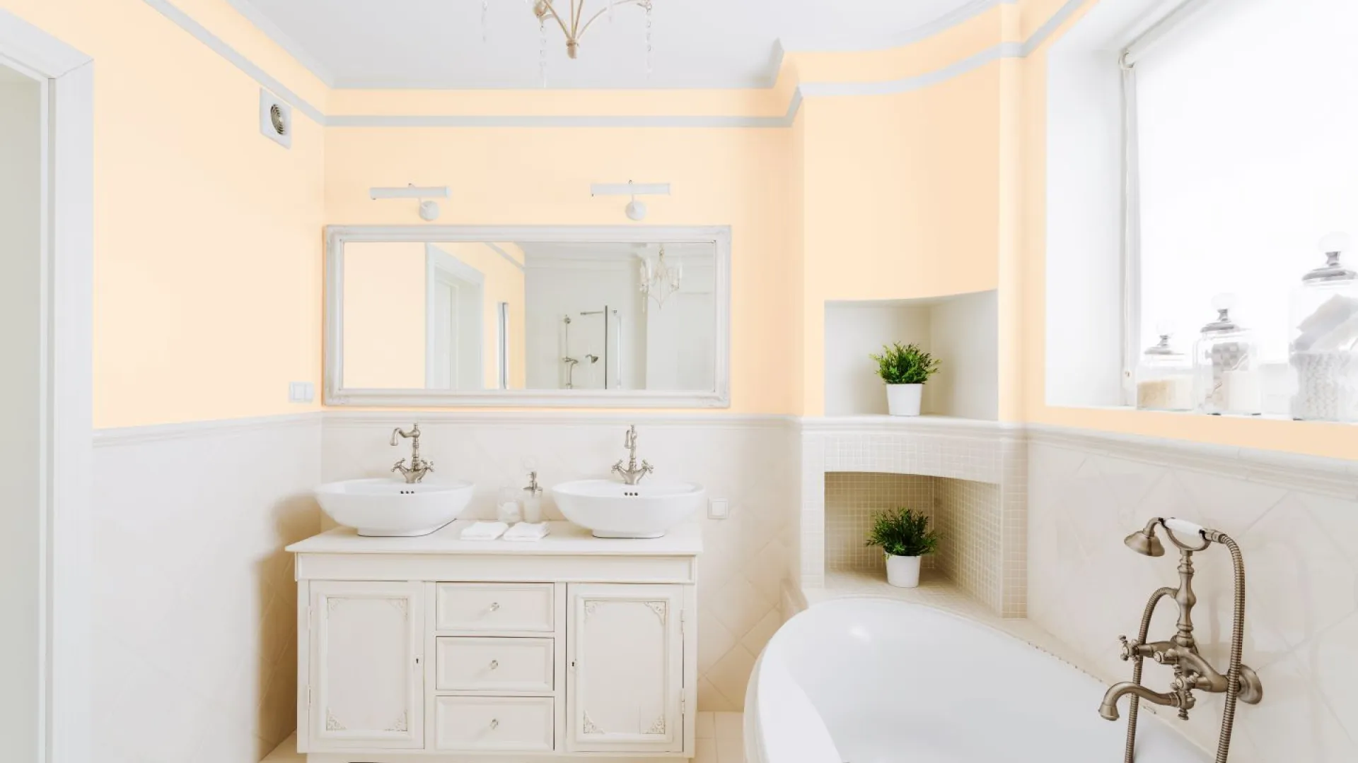 Inspiracja łazienki w stylu retro