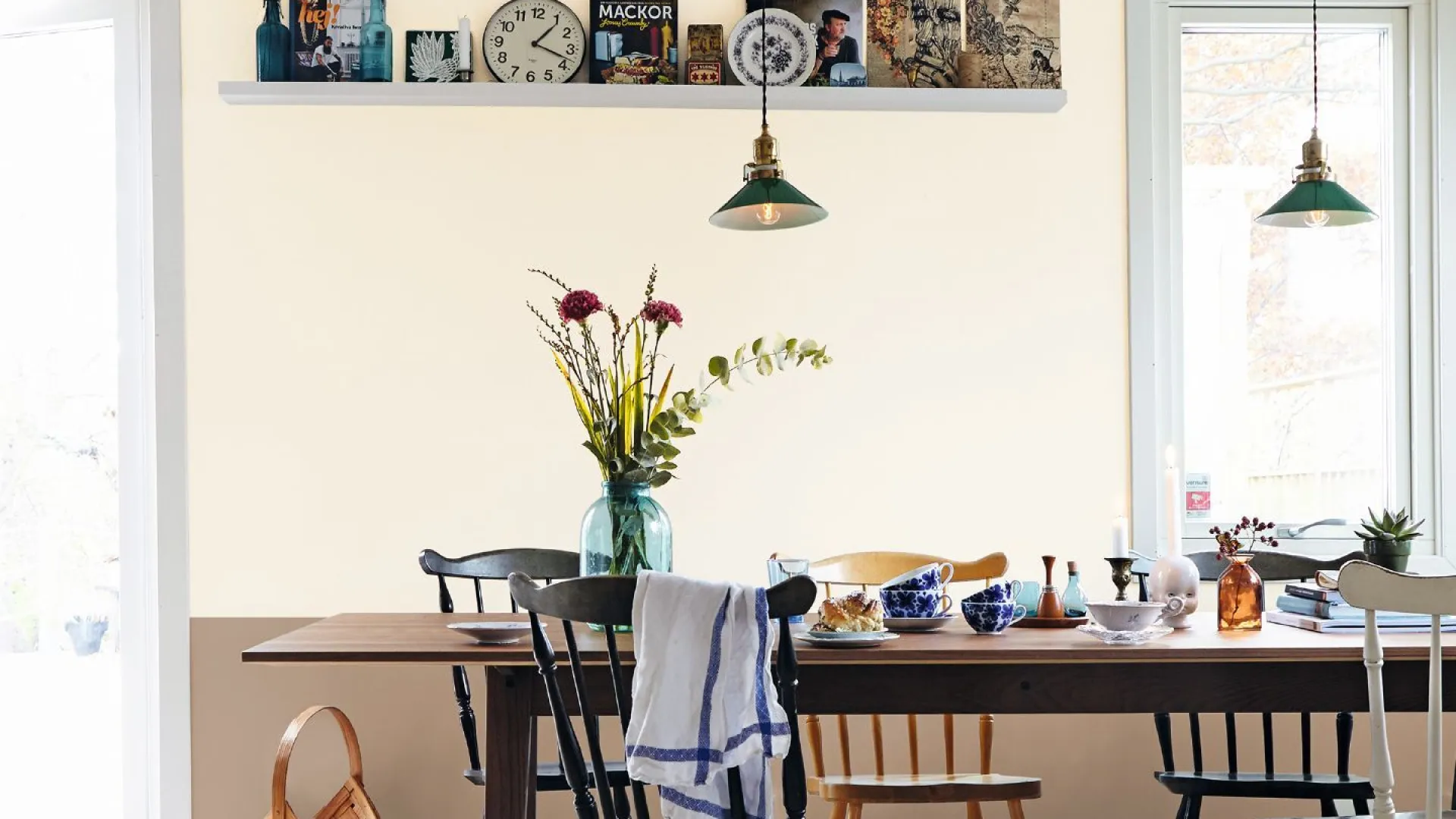 Kremowo-czekoladowe kolory do kuchni