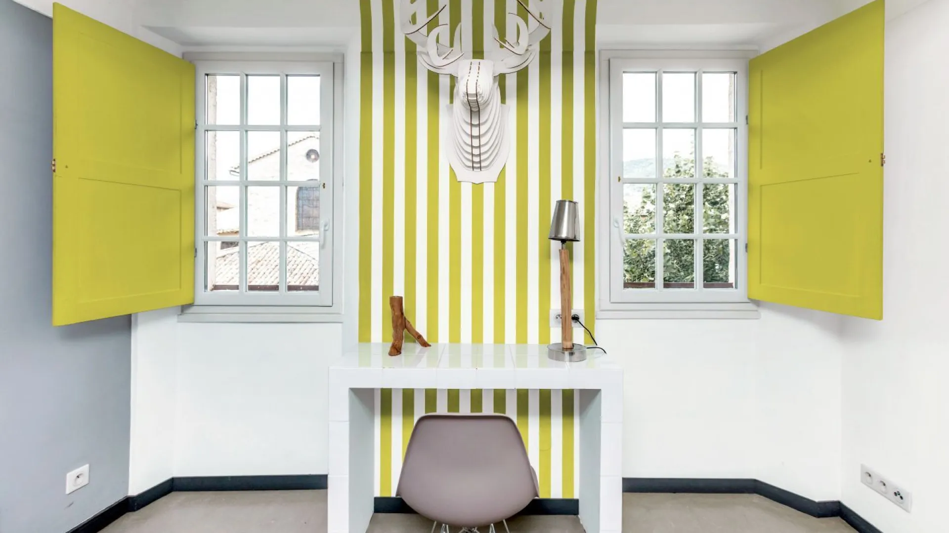 Inspiracja z odświeżającym kolorem ścian