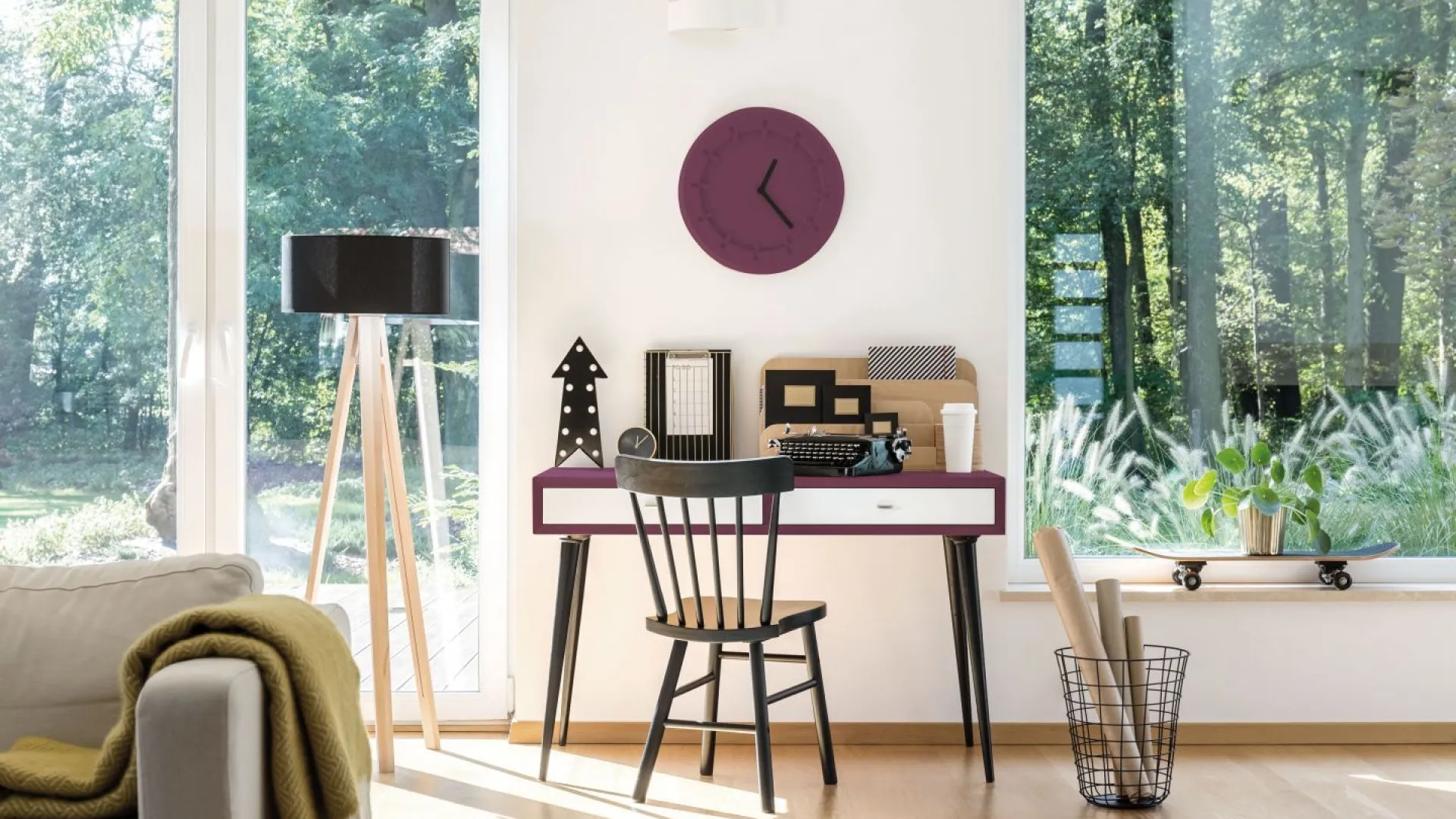 Kolory ścian sprzyjające pracy