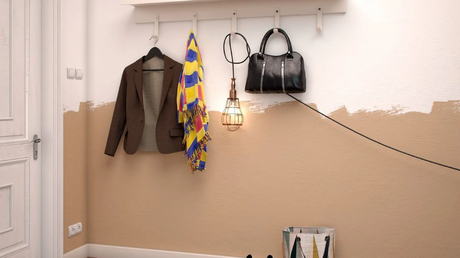 Inspiracja stylowego przedpokoju