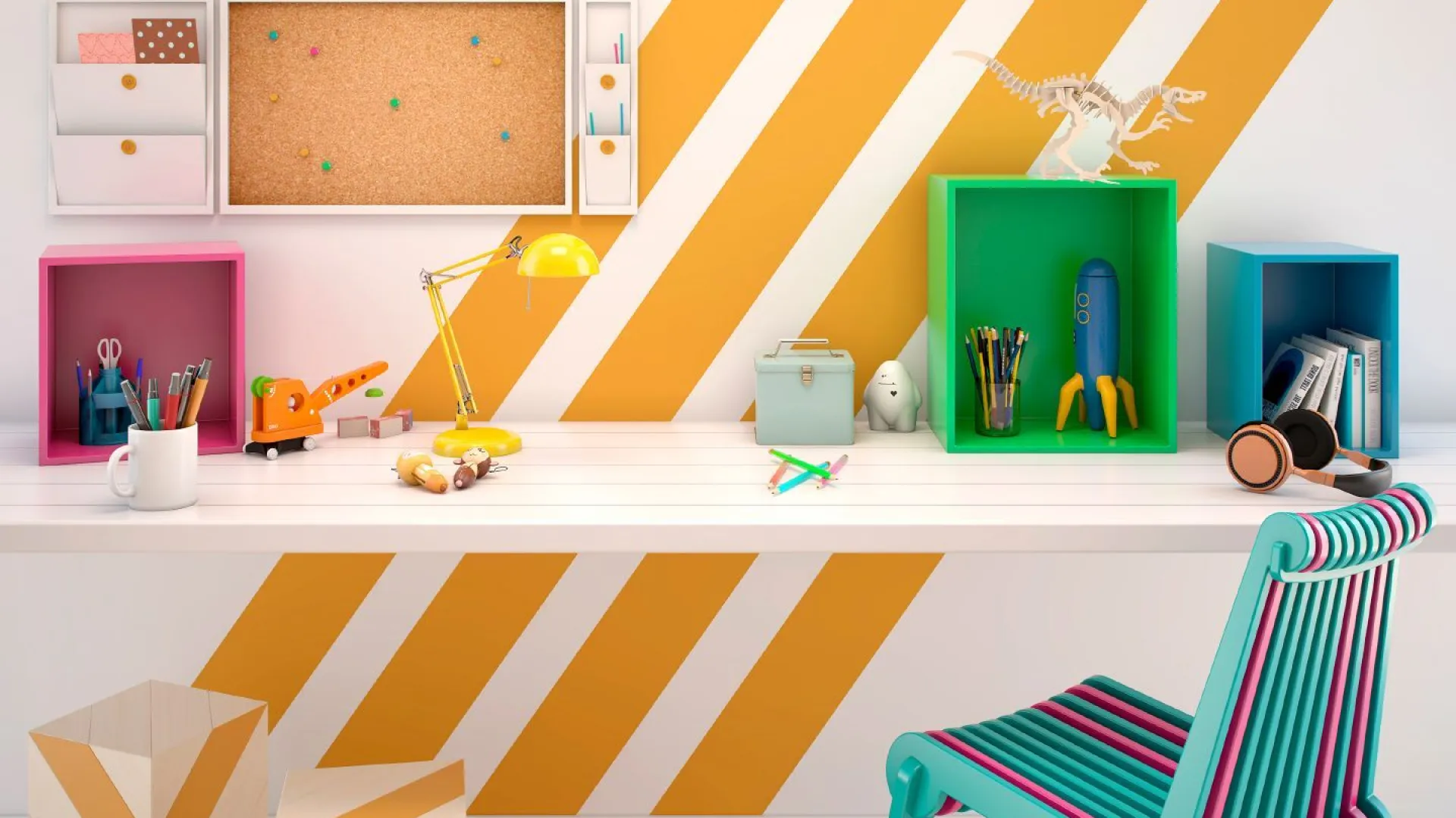 Kolorowy pokój dziecięcy