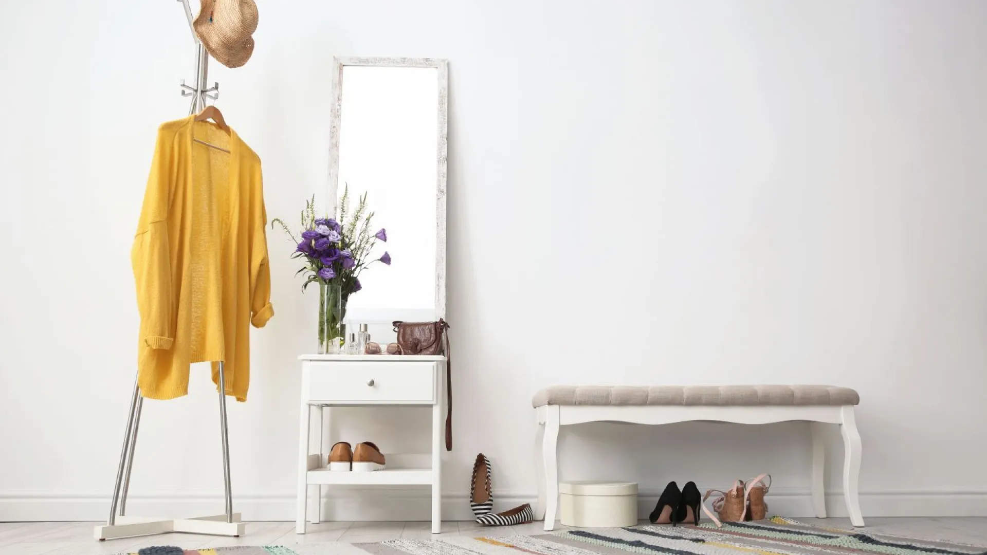 Jasna inspiracja przedpokoju