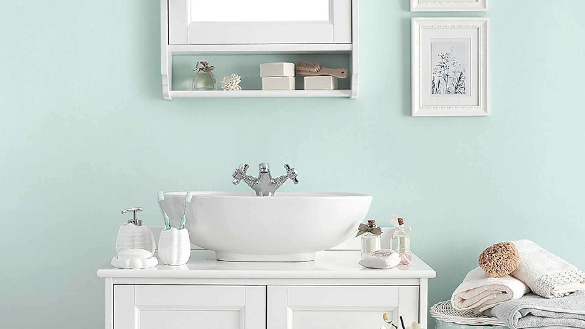 Pastelowa farba do łazienki