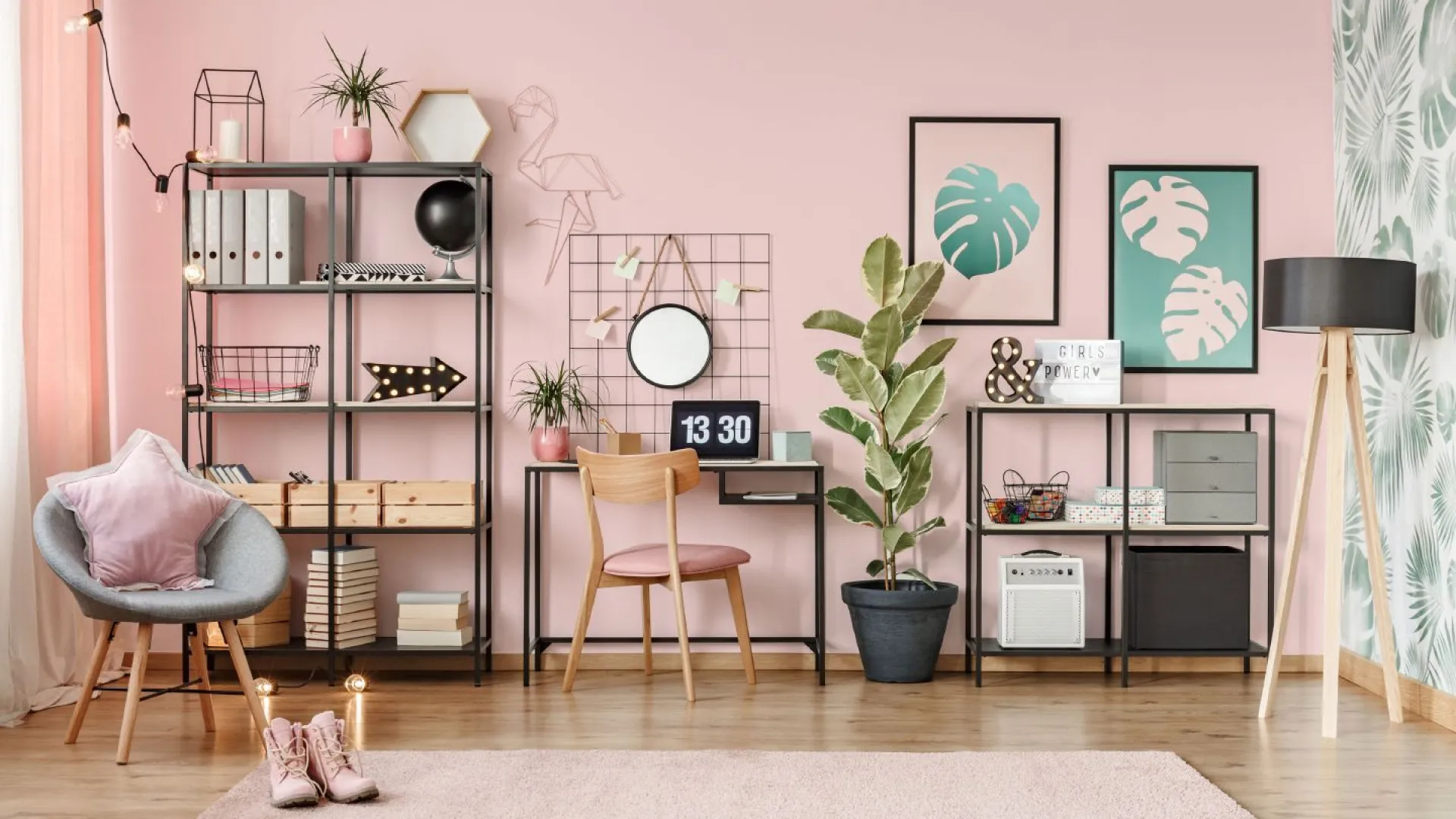 Pokój dla dziewczynki w różowych odcieniach