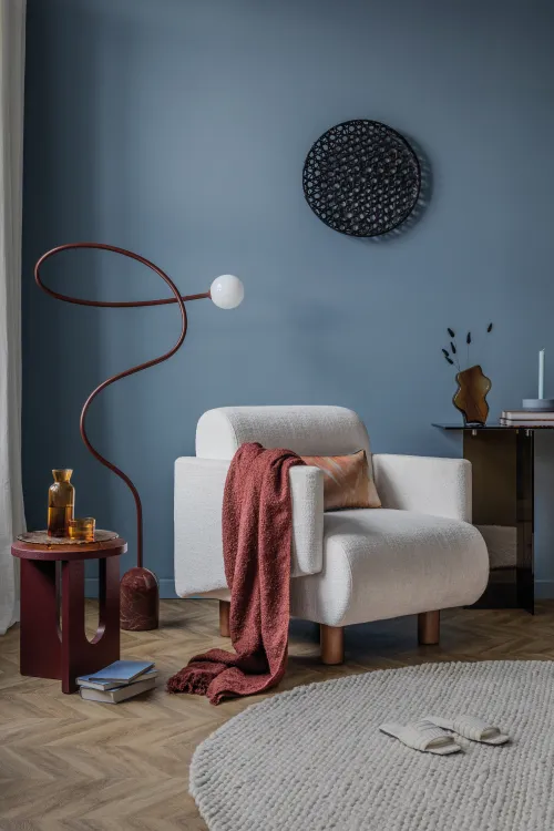 Ściana pomalowana kolorem Oxygen Beckers Designer Collection