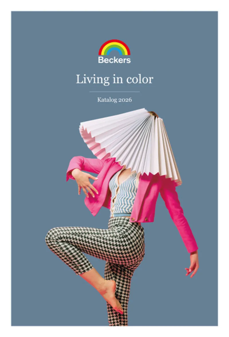 Okładka katalogu Beckers Living in Colour 2026